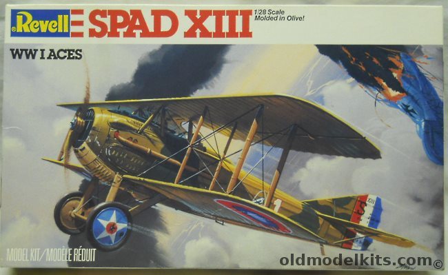 Revell 1/28 Spad XIII - Captain Eddie Rickenbacker 94th Aero Squadron, 4418 plastic model kit